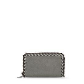 STELLA McCARTNEY, Wallets, Falabella Shaggy Deer Zip Wallet