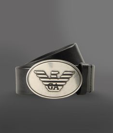 EMPORIO ARMANI - Cintura in pelle
