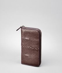 WalletSmall Leather GoodsSkate fish skinBrown Bottega Veneta®