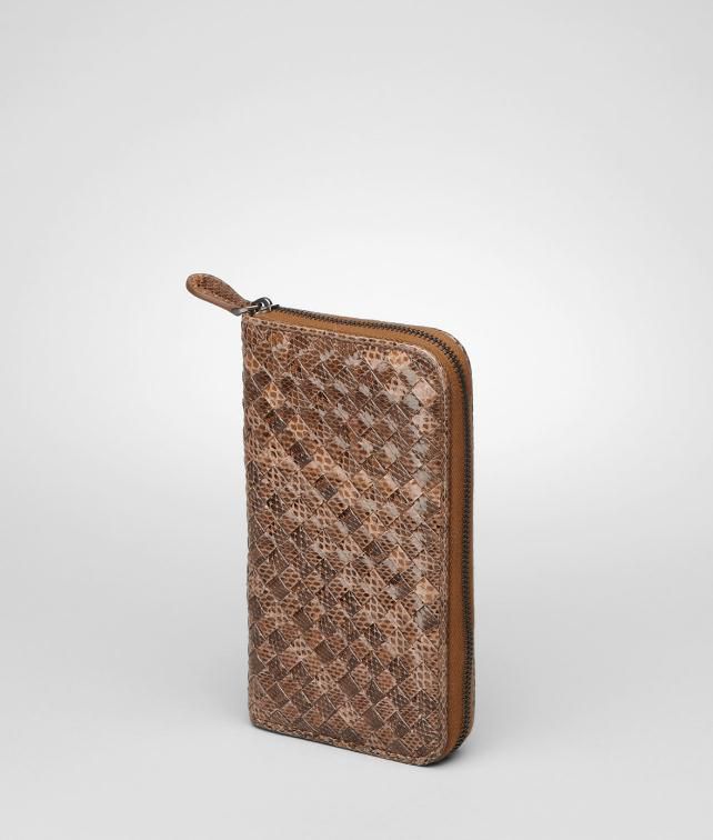BOTTEGA VENETA Intrecciato Ayers Nappa Zip Around Wallet Wallet D fp