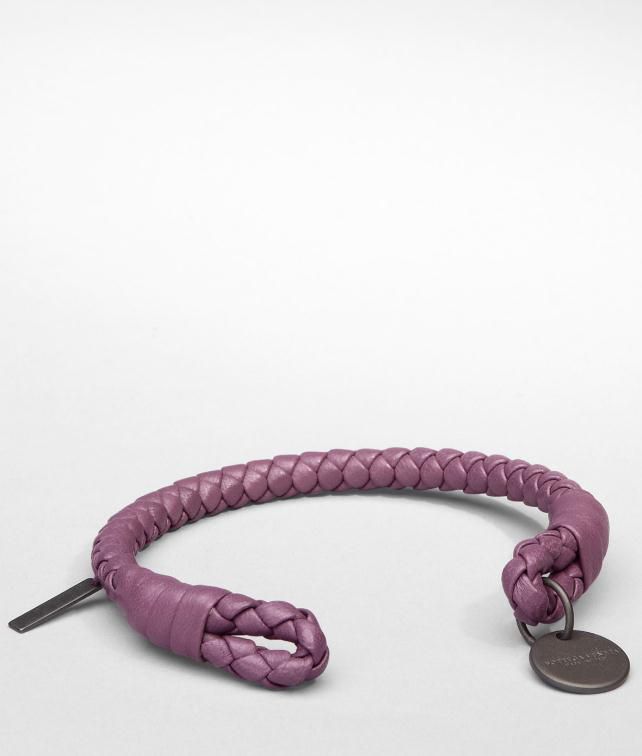 BOTTEGA VENETA Nero Intrecciato Nappa Bracelet Other Leather Accessory E fp