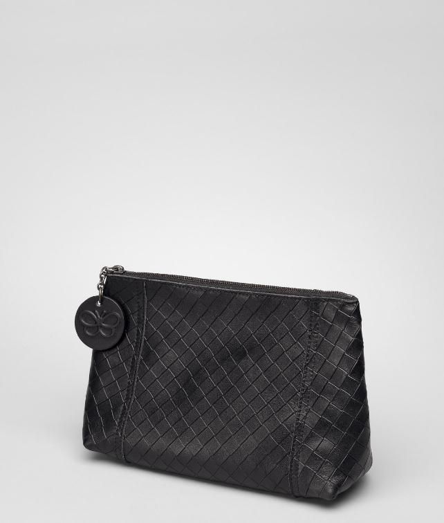 BOTTEGA VENETA Antique Intrecciomirage Cosmetic Case Other Leather Accessory D fp