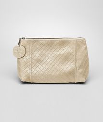 Cosmetic CaseSmall Leather GoodsLeatherWhite Bottega Veneta®
