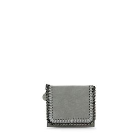 STELLA McCARTNEY, Wallets, Falabella Small Shaggy Deer Flap Wallet