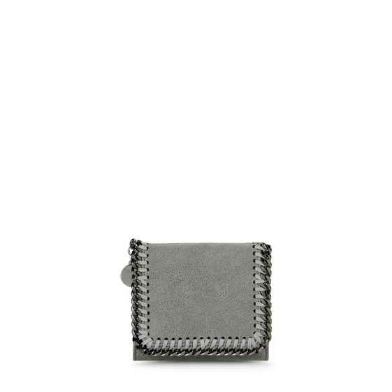 Stella McCartney, Portefeuille Falabella à rabat en Shaggy Deer