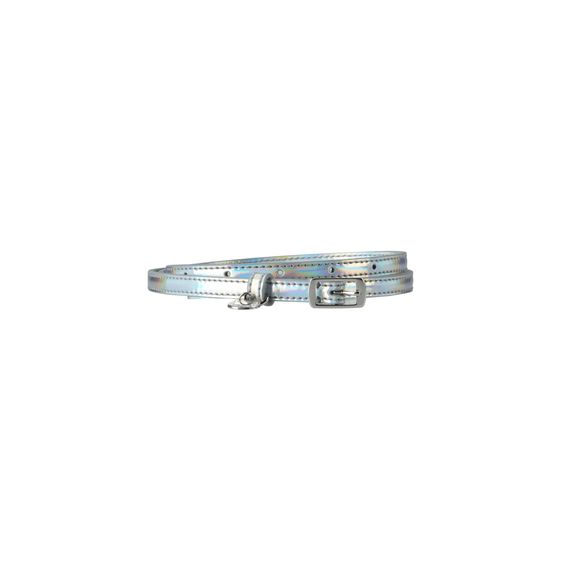 Stella McCartney, Ceinture fine en faux nappa holographique