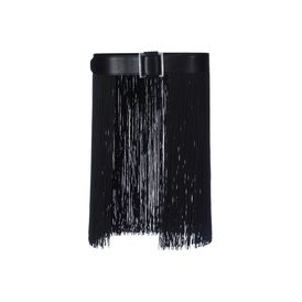 STELLA McCARTNEY, Belt, Wide Faux Leather and Fringe Belt 
