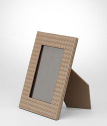 Photo frameLivingLeatherBlack Bottega Veneta®