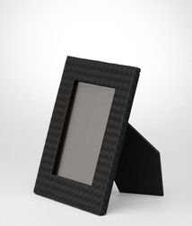 Photo frameLivingLeatherBlack Bottega Veneta®