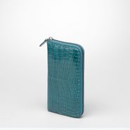 Shiny Crocodile Fumé Zip Around Wallet - Wallet - BOTTEGA VENETA - PE13 - 2760