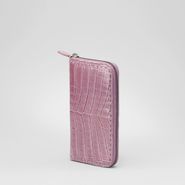 Shiny Crocodile Fumé Zip Around Wallet - Wallet - BOTTEGA VENETA - PE13 - 2760