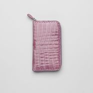 Shiny Crocodile Fumé Zip Around Wallet - Wallet - BOTTEGA VENETA - PE13 - 2760