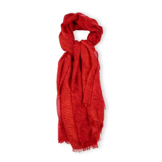 Stella McCartney, Silk Mix Python Print Scarf