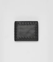 Bottega Veneta® Nero Waxed Leather Wallet Bottega Veneta® Nero Waxed Leather Wallet