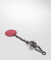 Key RingSmall Leather GoodsLeather, MetalRed Bottega Veneta®