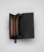 Bottega Veneta® Cervo Uncinetto Silk Continental Wallet Bottega Veneta® Cervo Uncinetto Silk Continental Wallet