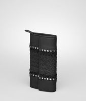 Bottega Veneta® Cervo Uncinetto Silk Continental Wallet Bottega Veneta® Cervo Uncinetto Silk Continental Wallet