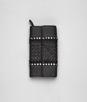 Bottega Veneta® Cervo Uncinetto Silk Continental Wallet Bottega Veneta® Cervo Uncinetto Silk Continental Wallet