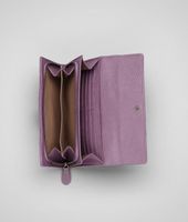 Bottega Veneta® Cervo Uncinetto Silk Continental Wallet Bottega Veneta® Cervo Uncinetto Silk Continental Wallet