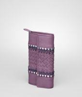 Bottega Veneta® Cervo Uncinetto Silk Continental Wallet Bottega Veneta® Cervo Uncinetto Silk Continental Wallet