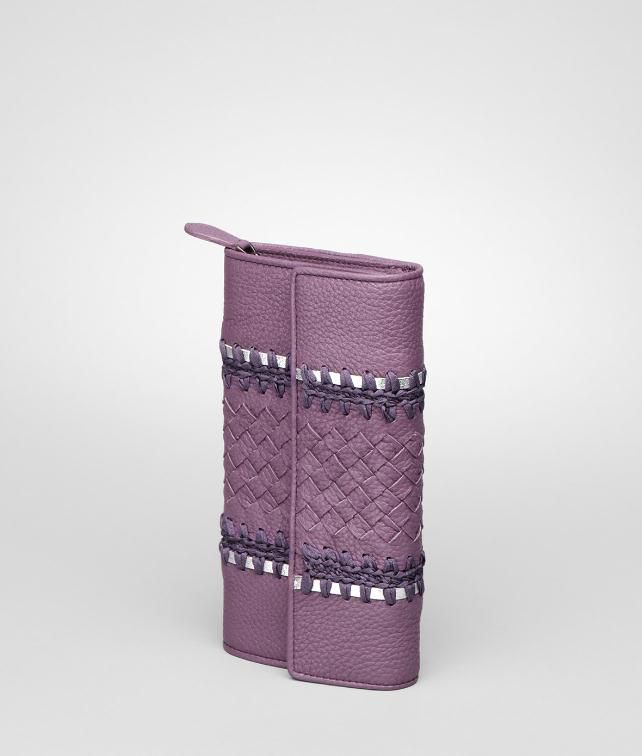 BOTTEGA VENETA Cervo Uncinetto Silk Continental Wallet Wallet D fp