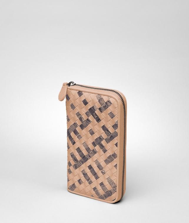 BOTTEGA VENETA Intrecciato Ayers Nappa Zip Around Wallet Wallet D fp