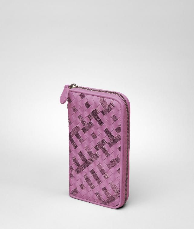 BOTTEGA VENETA Intrecciato Ayers Nappa Zip Around Wallet Wallet D fp