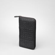 Intrecciato Waxed Vitello Laque Zip Around Wallet - Wallet - BOTTEGA VENETA - PE13 - 790
