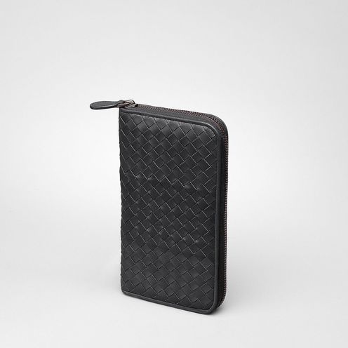 WalletSmall Leather GoodsLeatherBlack Bottega Veneta®