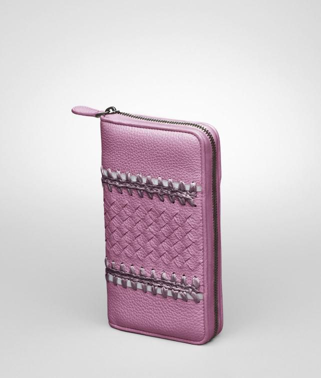 BOTTEGA VENETA Cervo Uncinetto Silk Continental Wallet Wallet D fp