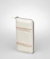 Bottega Veneta® Cervo Uncinetto Silk Continental Wallet Bottega Veneta® Cervo Uncinetto Silk Continental Wallet