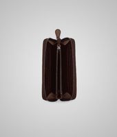 Bottega Veneta® Light Calf Soft Crocodile Fume Zip Around Wallet Bottega Veneta® Light Calf Soft Crocodile Fume Zip Around Wallet