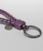 Bottega Veneta® Schlüsselanhänger aus Nappaleder und Ayers Intrecciato Corot Bottega Veneta® Schlüsselanhänger aus Nappaleder und Ayers Intrecciato Corot