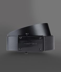 EMPORIO ARMANI - Cintura in pelle