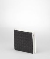 Bottega Veneta® Junior Krim Intrecciato Washed Vintage Nappa Wallet Bottega Veneta® Junior Krim Intrecciato Washed Vintage Nappa Wallet