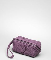 Cosmetic CaseSmall Leather GoodsLeatherPurple Bottega Veneta®
