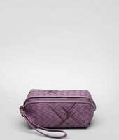 Bottega Veneta® Intrecciato Profondo Nappa Cosmetic Case Bottega Veneta® Intrecciato Profondo Nappa Cosmetic Case