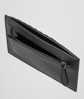 Bottega Veneta® Nero Intrecciato Light Calf Card Case Bottega Veneta® Nero Intrecciato Light Calf Card Case