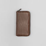 Soft Crocodile Fume Zip Around Wallet - Wallet - BOTTEGA VENETA - PE13 - 3400