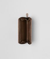 Bottega Veneta® Soft Crocodile Fume Zip Around Wallet Bottega Veneta® Soft Crocodile Fume Zip Around Wallet