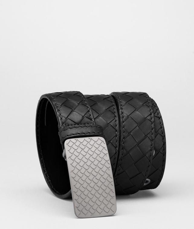 BOTTEGA VENETA Intrecciato Waxed Leather Belt Belt U fp