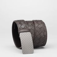 Intrecciato Waxed Leather Belt - Belt - BOTTEGA VENETA - PE13 - 590