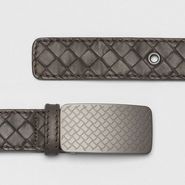 Intrecciato Waxed Leather Belt - Belt - BOTTEGA VENETA - PE13 - 590