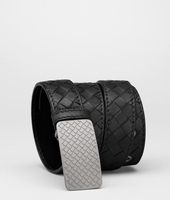 Bottega Veneta® Intrecciato Waxed Leather Belt Bottega Veneta® Intrecciato Waxed Leather Belt