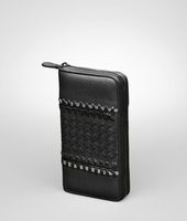Bottega Veneta® Cervo Uncinetto Silk Continental Wallet Bottega Veneta® Cervo Uncinetto Silk Continental Wallet