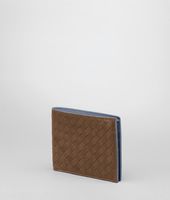 Bottega Veneta® Portemonnaie aus gewaschenem Nappaleder Intrecciato mit Vintage-Effekt Junior Krim Bottega Veneta® Portemonnaie aus gewaschenem Nappaleder Intrecciato mit Vintage-Effekt Junior Krim