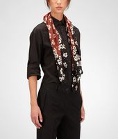 Bottega Veneta® Silk Marguerite Print Foulard Bottega Veneta® Silk Marguerite Print Foulard