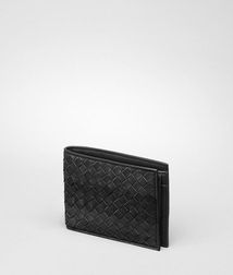 WalletSmall Leather GoodsLeatherBlack Bottega Veneta®