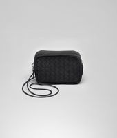 Bottega Veneta® Nero Intrecciato Nappa Chain Wallet Bottega Veneta® Nero Intrecciato Nappa Chain Wallet