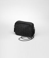 Bottega Veneta® Nero Intrecciato Nappa Chain Wallet Bottega Veneta® Nero Intrecciato Nappa Chain Wallet